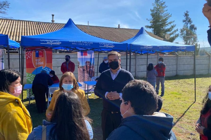 La Pandemia no ha sido impedimento para ejecutar Programa “Gobierno en Terreno” en sectores rurales de la Provincia de Cauquenes