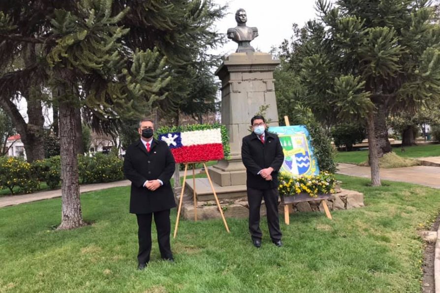 Delegado Presidencial de Cauquenes presidió ceremonia  de conmemoración  del  natalicio de  O´Higgins