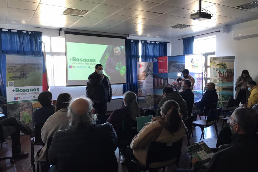 <strong>Delegado Presidencial de Cauquenes participa en taller + Bosques para contribuir a mitigar el cambio climático</strong>