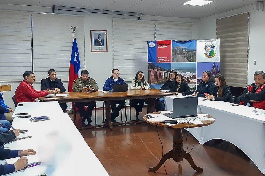 Tras Nuevo Sistema Frontal  Delegado Merino lidera sesión del COGRID en la Provincia de Cauquenes