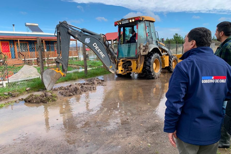 DELEGADO PRESIDENCIAL MONITOREA AFECTACIÓN POR SISTEMA FRONTAL EN CAPELLANÍA, CAUQUENES
